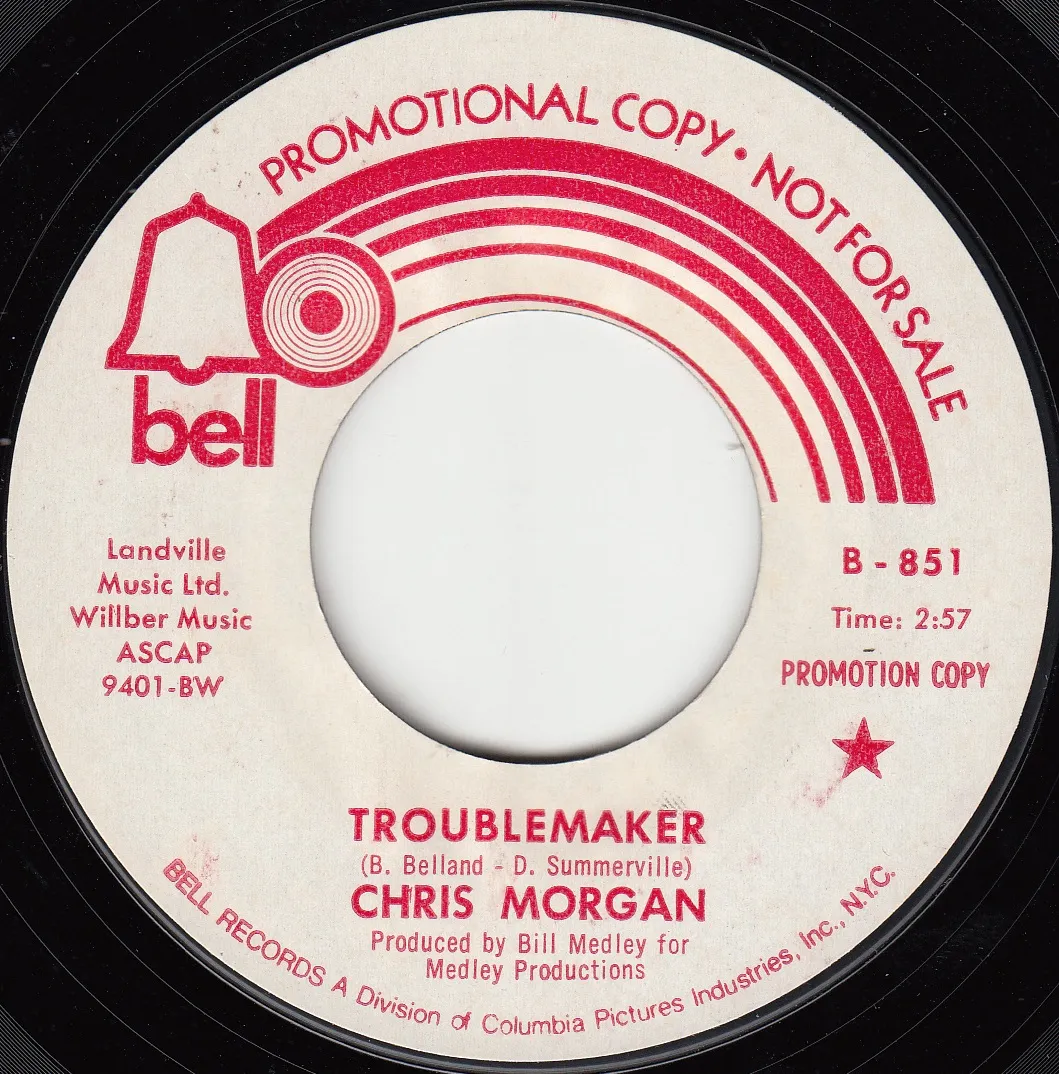 Troublemaker – Chris Morgan (A-side label)