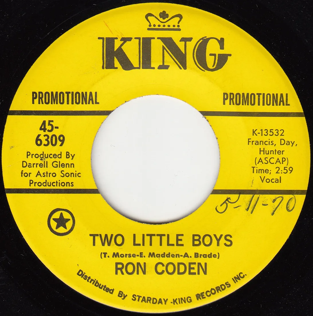 Two Little Boys – Ron Coden (A-side label)