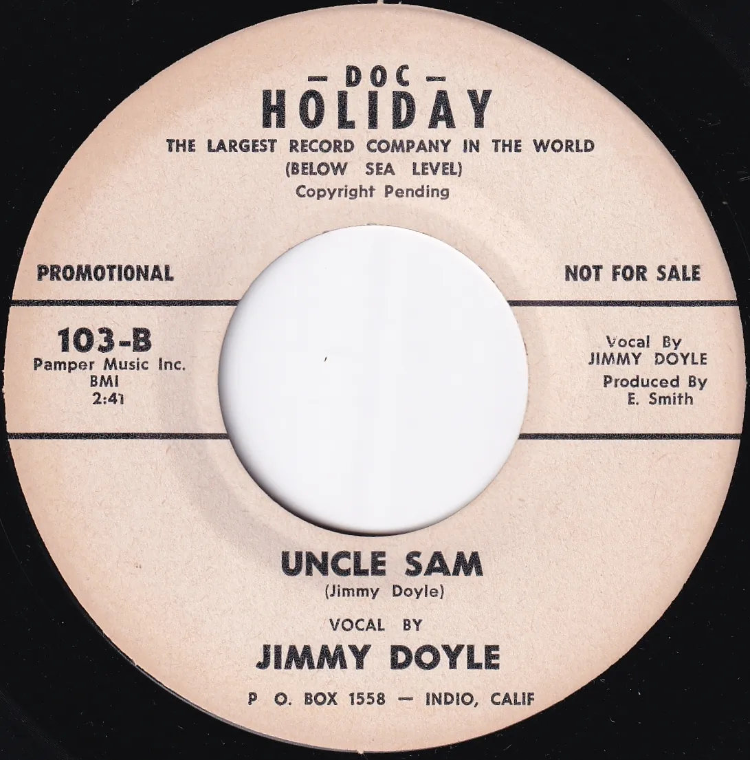 Uncle Sam – Jimmy Hughes (A-side label)