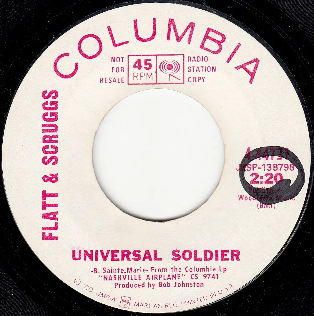 Universal Soldier – Flatt & Scruggs (A-side label)