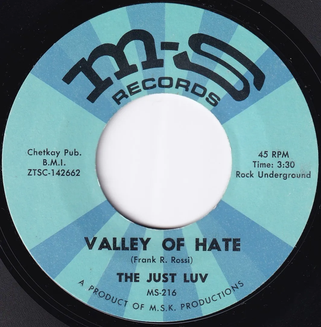 Valley of Hate – Just Luv (A-side label)