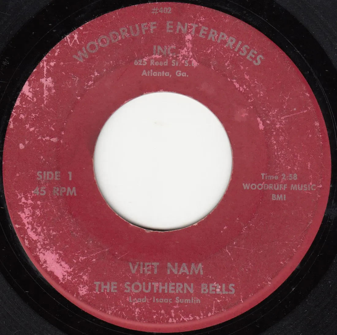 Viet Nam – The Southern Bells (A-side label)