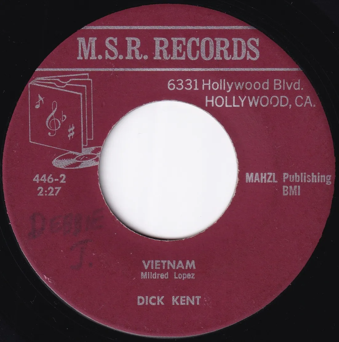 Vietnam – Dick Kent (A-side label)