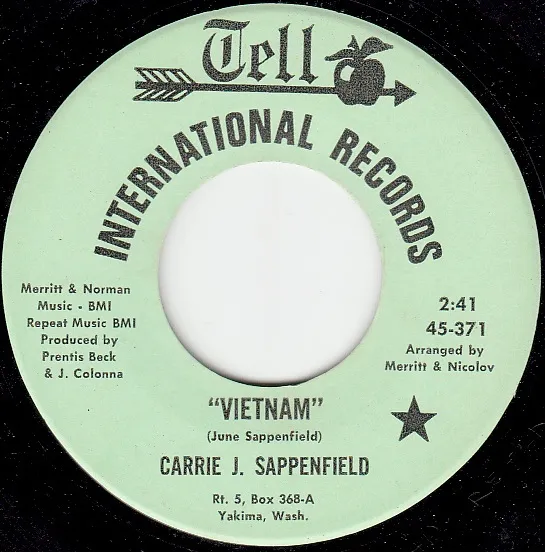 Vietnam – Carrie J. Sappenfield (A-side label)