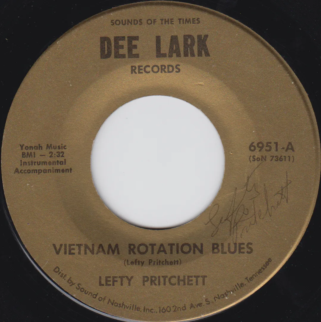 Vietnam Rotation Blues – Lefty Pritchett (Label (alternate scan))