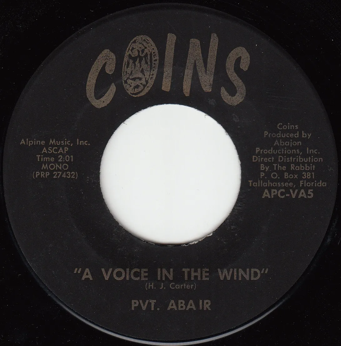 Voice in the Wind – Pvt. Abair (A-side label)