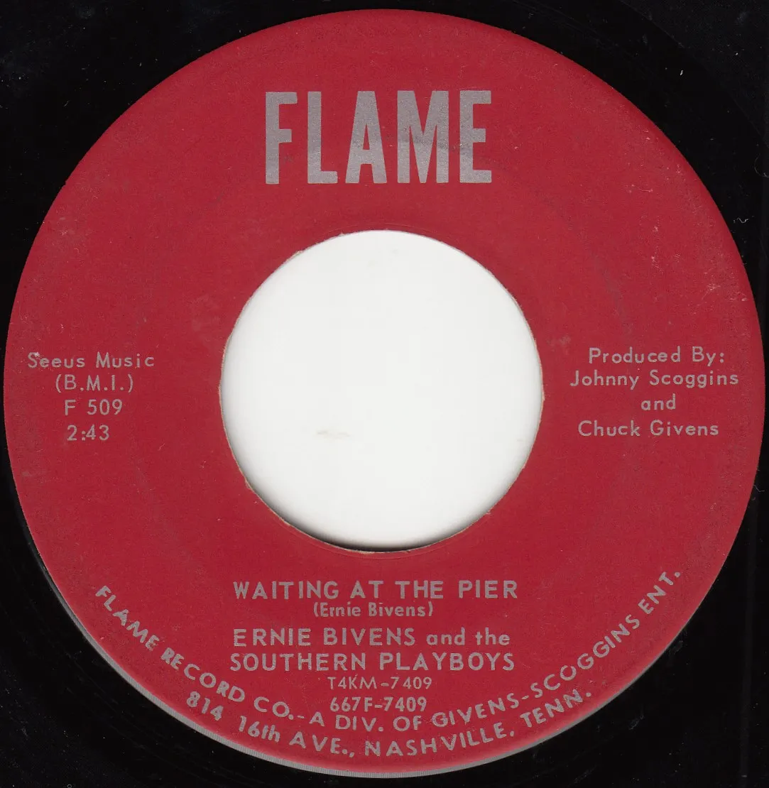Waiting at the Pier – Ernie Bevins (A-side label)