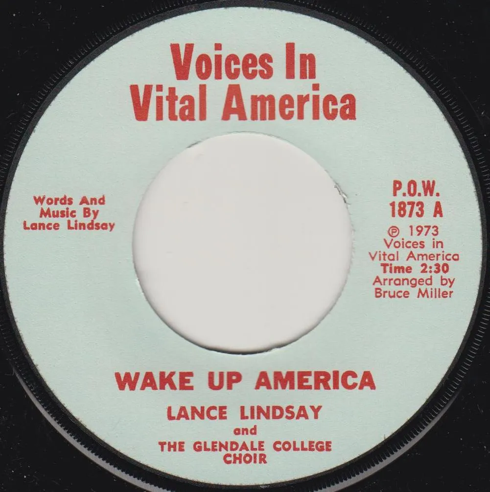 Wake Up America! – Lance Lindsey (Label (alternate scan))