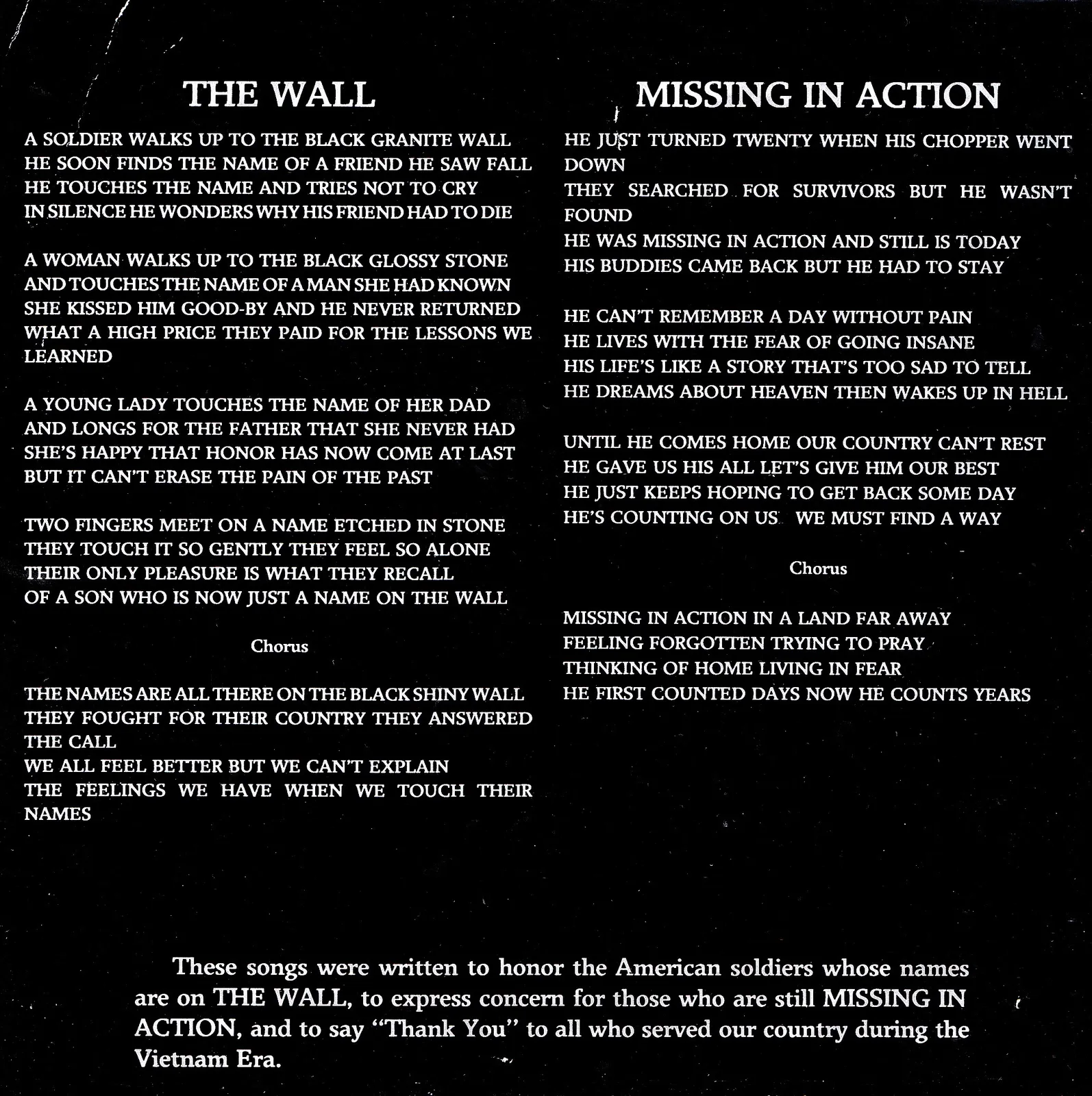 Wall – Danny Ratcliff Band (Picture sleeve (front))
