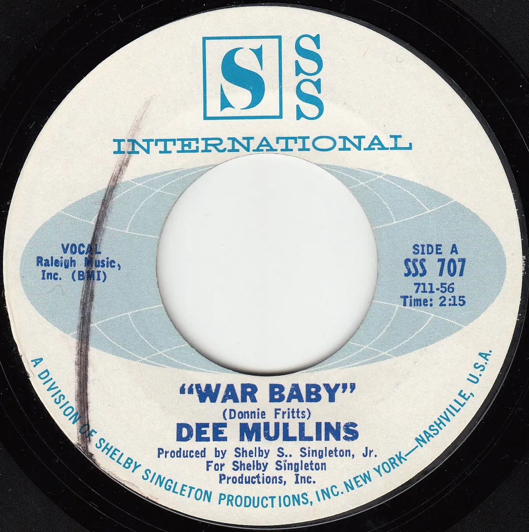 War Baby – Dee Mullins (A-side label)
