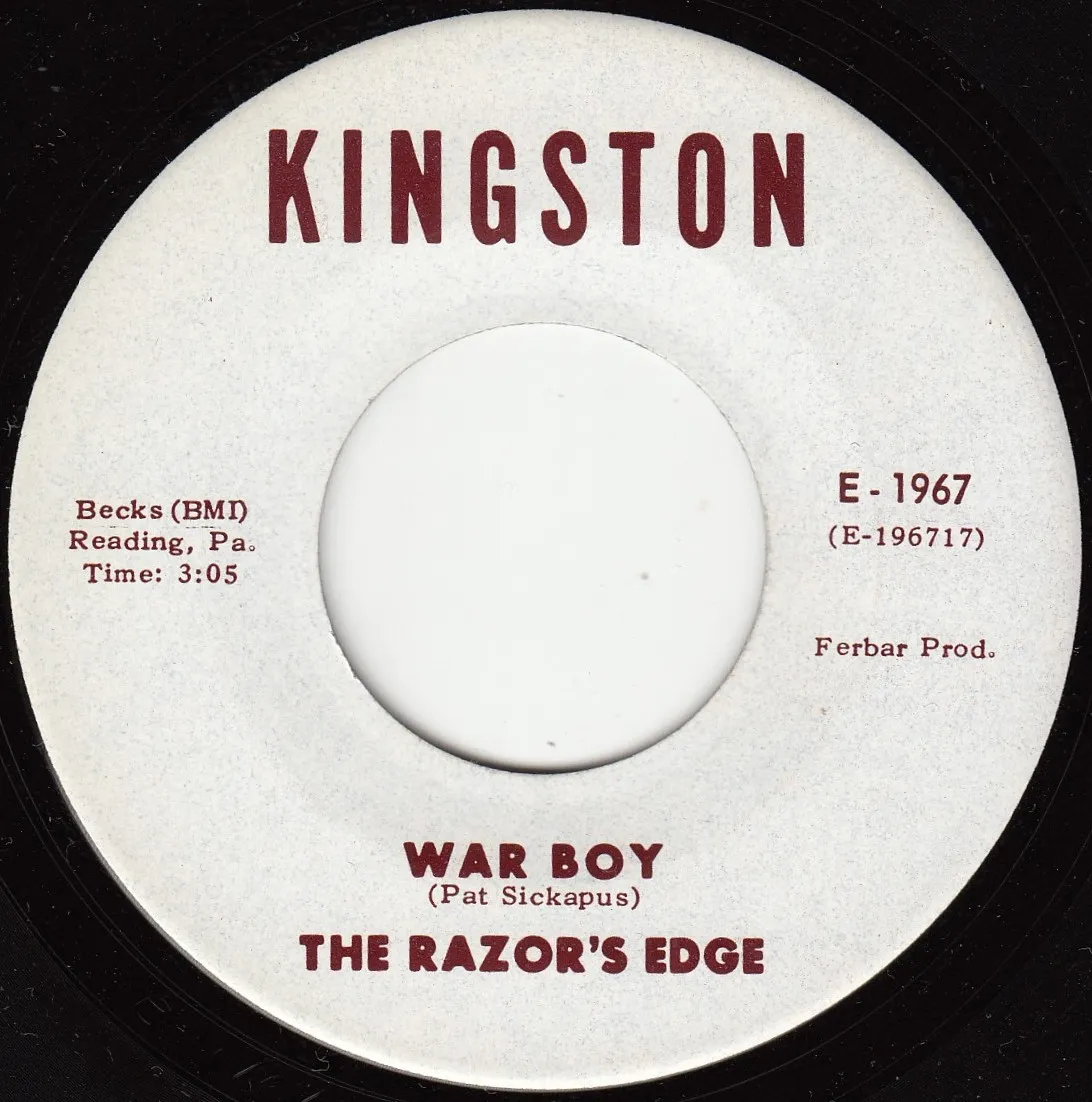 War Boy – The Razor's Edge (A-side label)