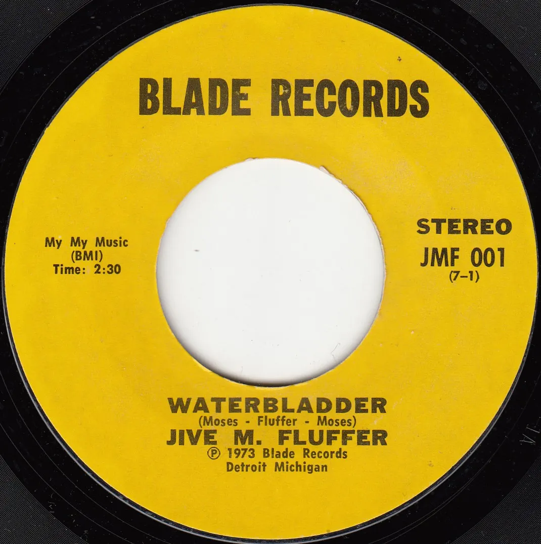 Waterbladder – Jive M. Fluffer (A-side label)
