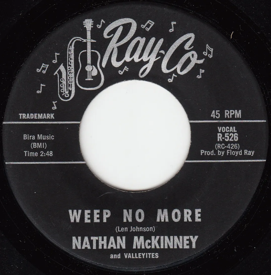Weep No More – Nathan McKinney (A-side label)