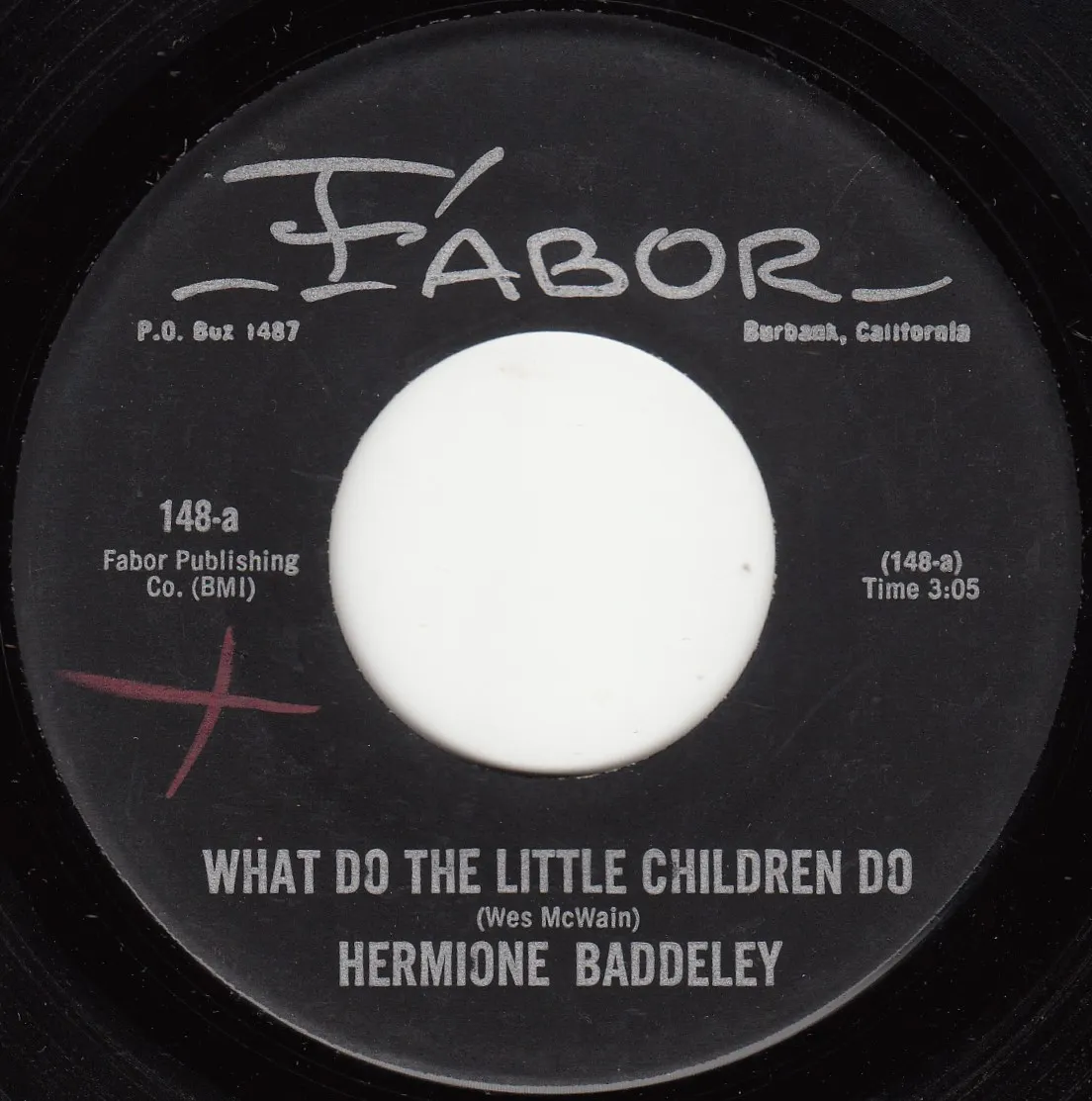 What Do the Little Children Do – Hermione Baddeley (A-side label)
