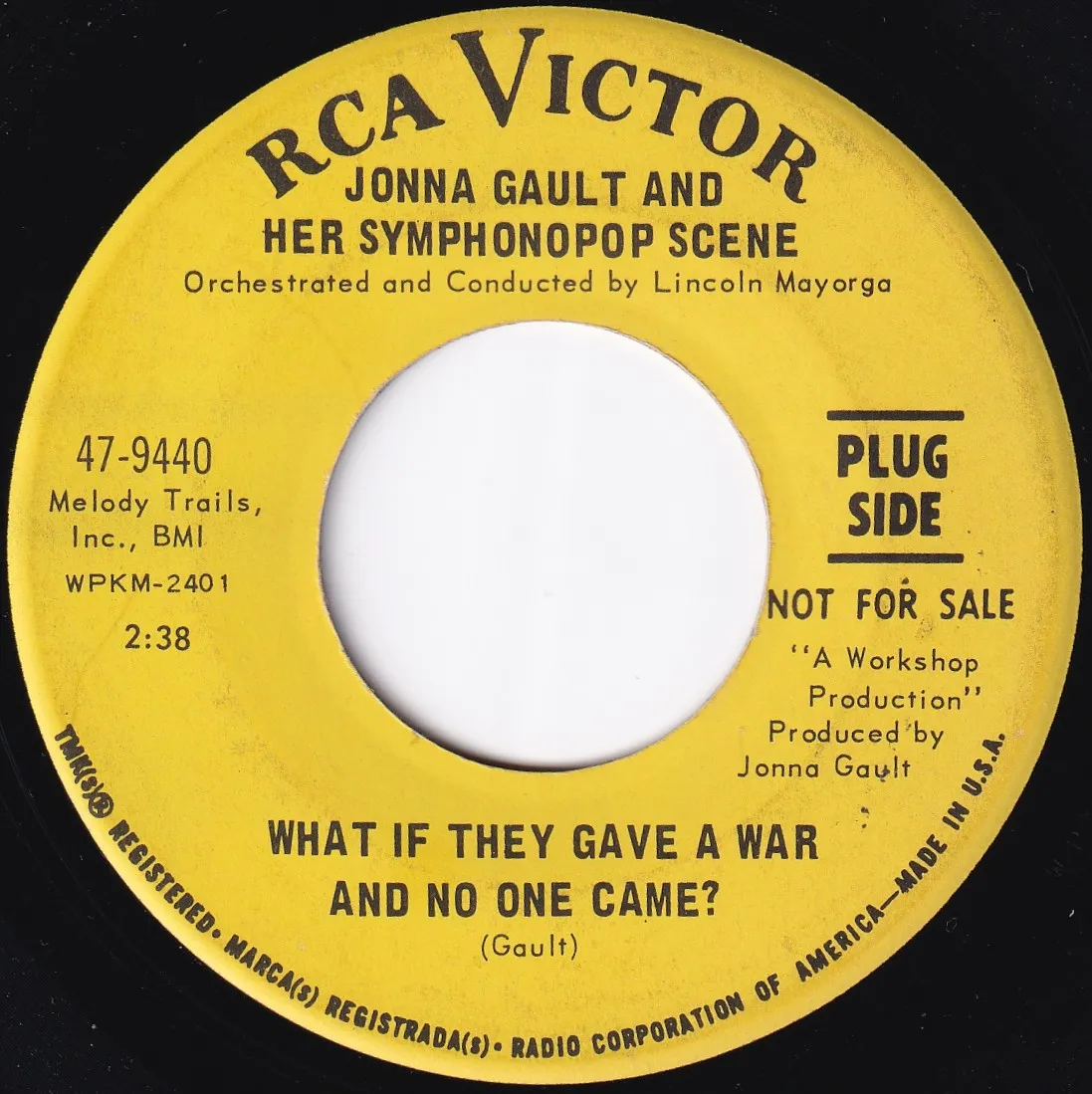 What If They Gave a War and No One Came? – Jonna Gault and Her Symphonopop Scene (A-side label)
