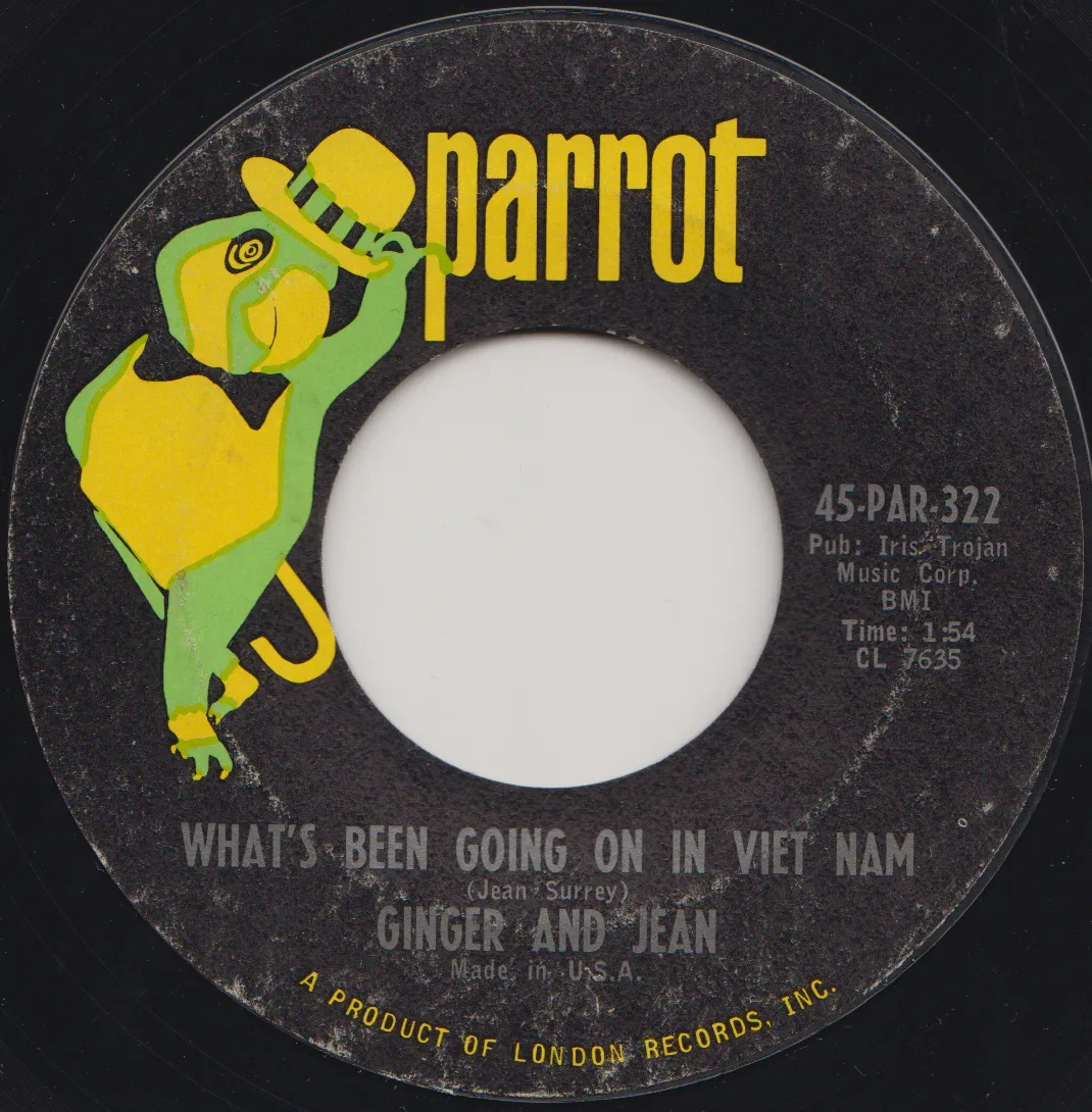 What's Been Going On In Viet Nam – Ginger & Jean (Label (alternate scan))