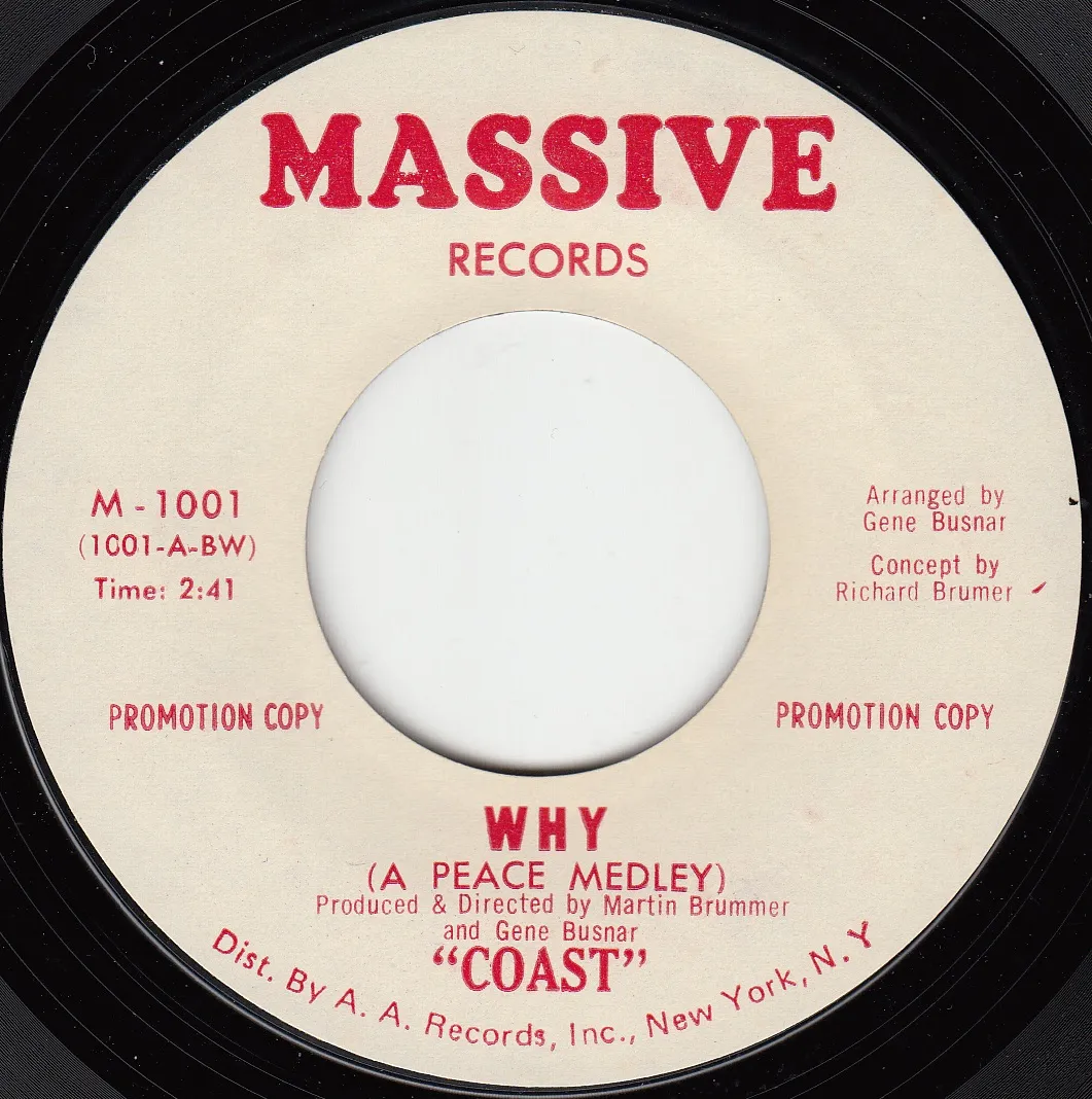 Why (A Peace Medley) – Coast (A-side label)