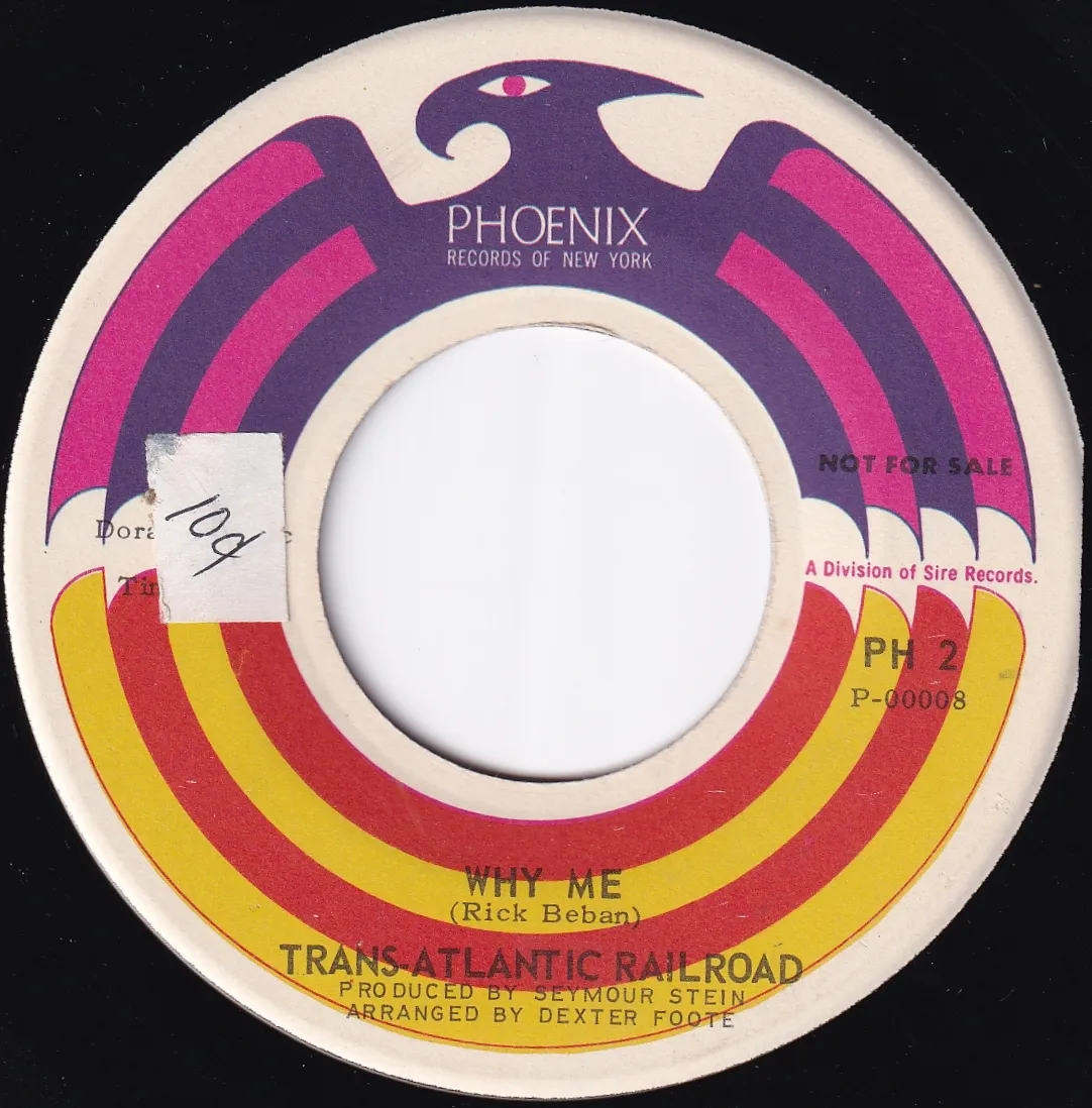 Why Me – Transatlantic Railroad (A-side label)