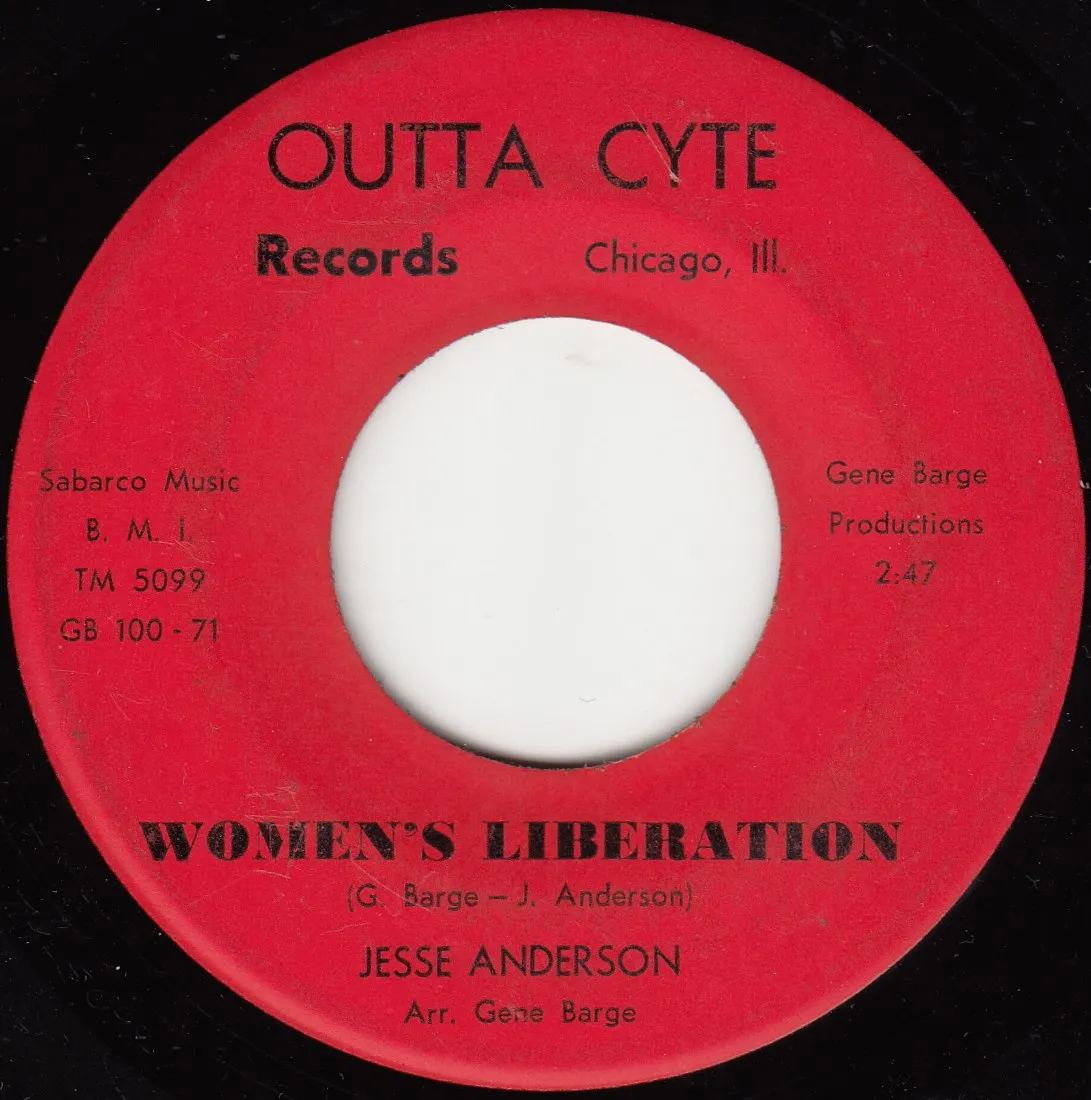 Women's Liberation – Jesse Anderson (A-side label)