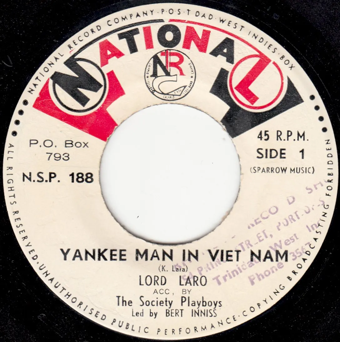Yankee Man in Viet Nam – Lord Laro (A-side label)