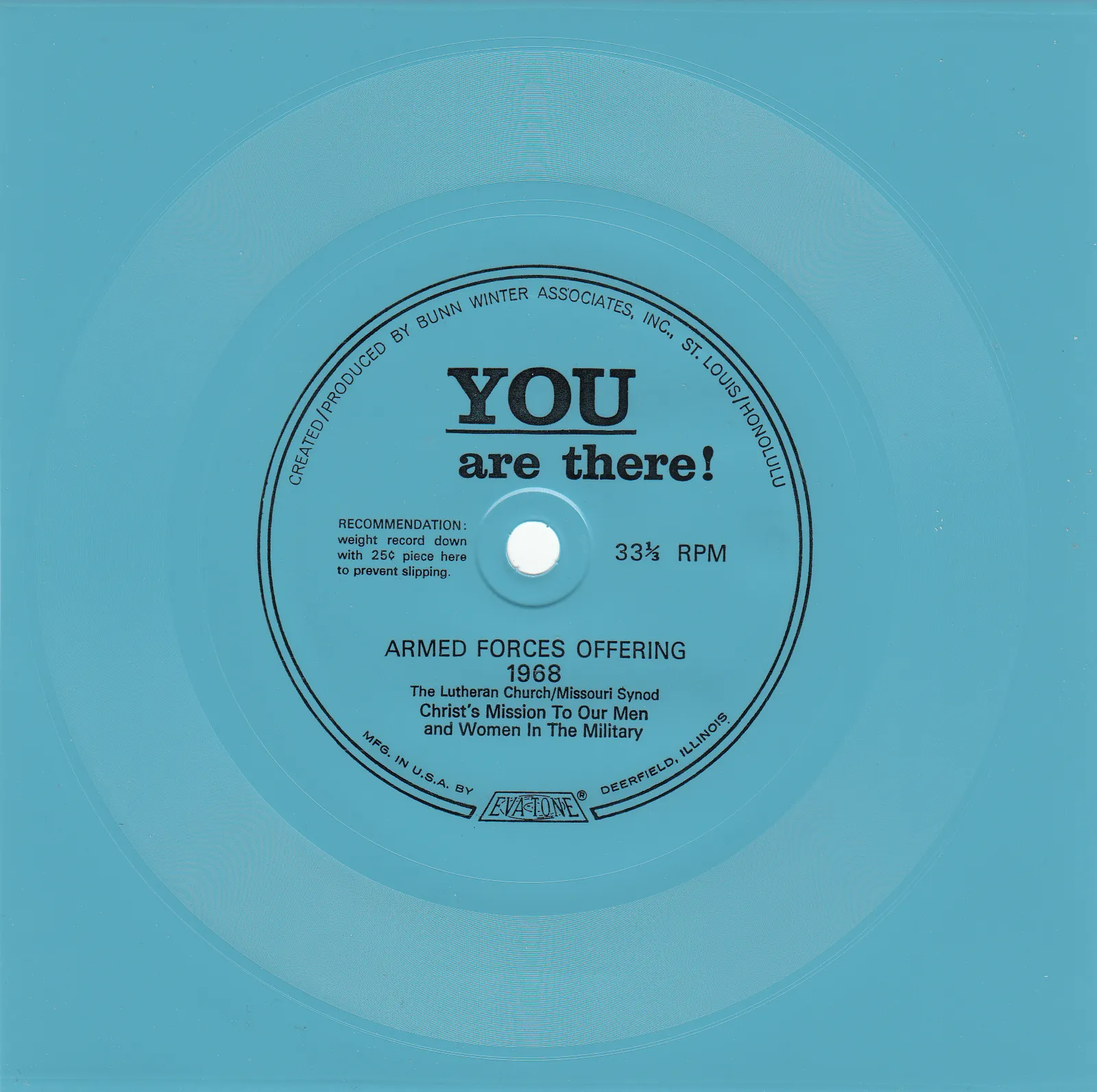 You Are There – Various Artists (A-side label)
