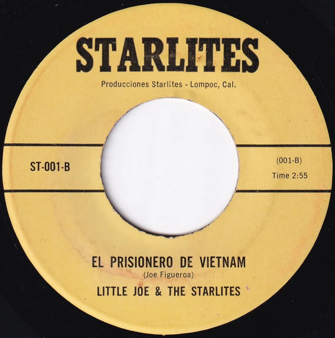 Prisionero de Vietnam – Little Joe & The Starlites (A-side label)
