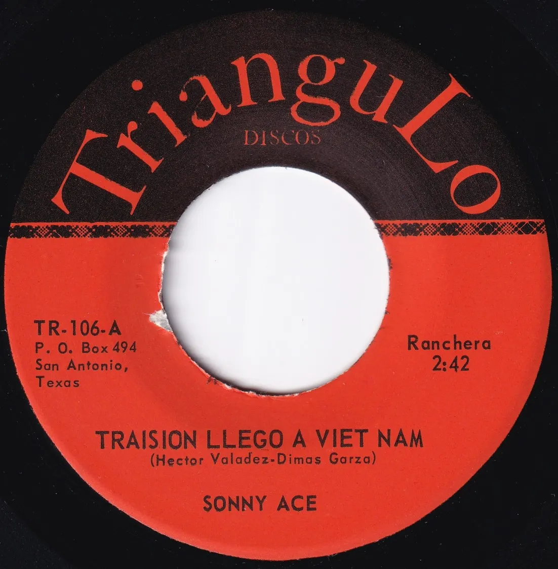Traision llego a Viet Nam – Sonny Ace (A-side label)