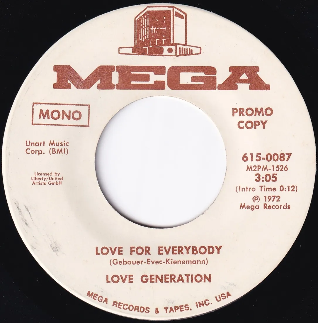 Love for Everybody – Love Generation (Label (mono))