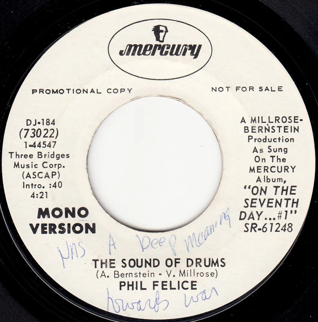 Sound of Drums – Phil Felice (Label (mono))