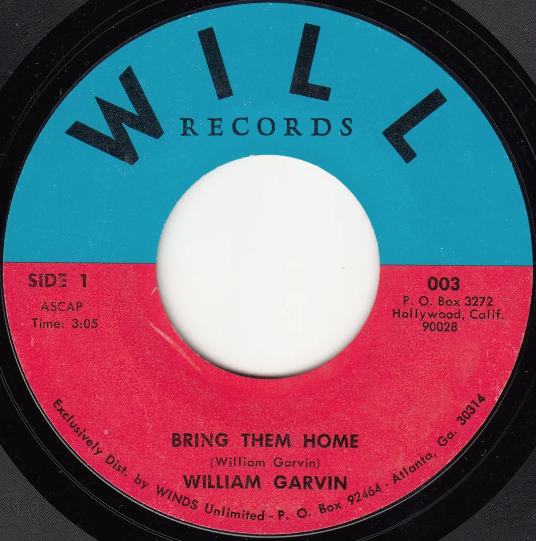 Bring Them Home – William Garvin (A-side label)