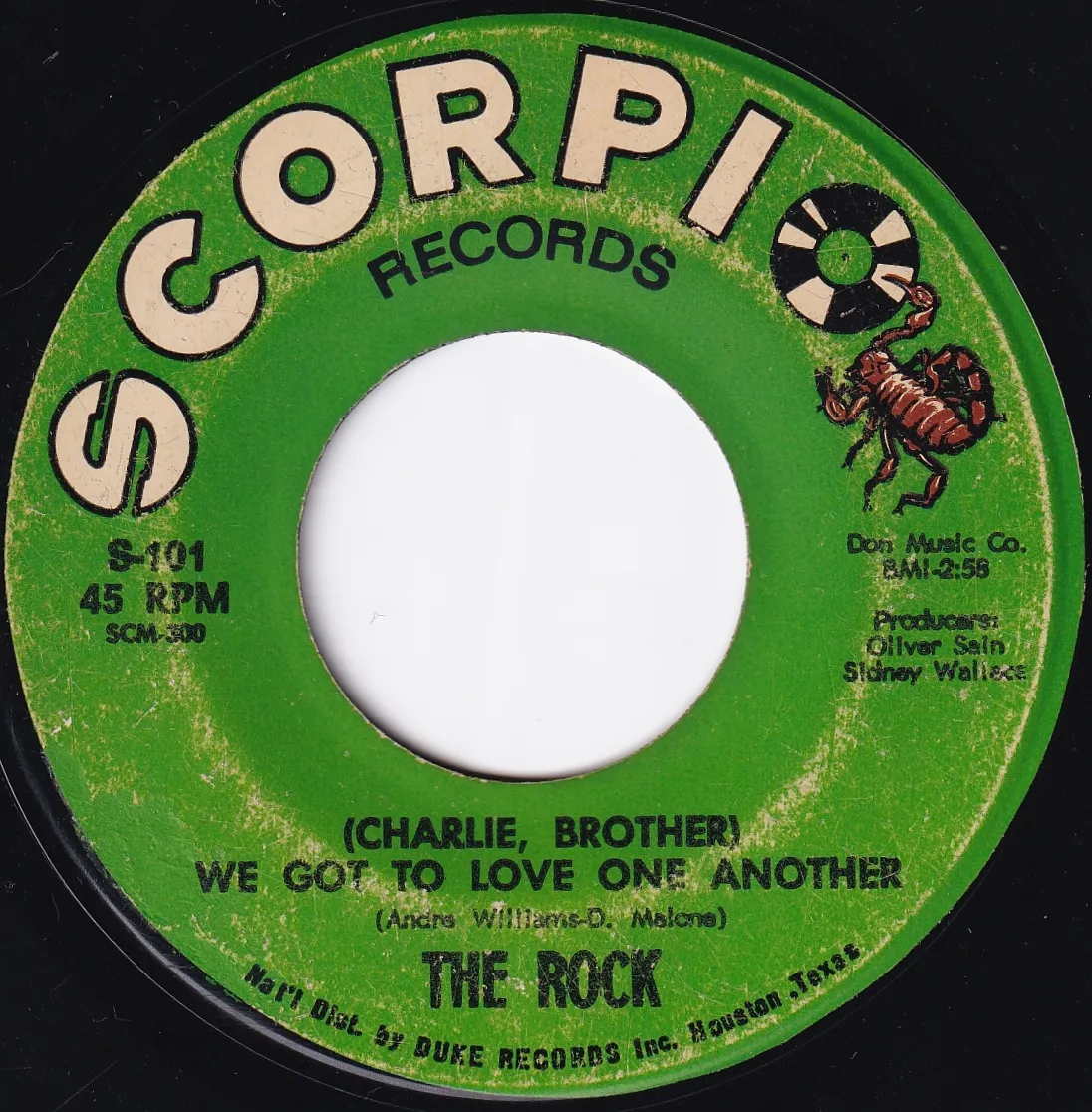 Charlie, Brother, We Got to Love One Another – The Rock (A-side label)