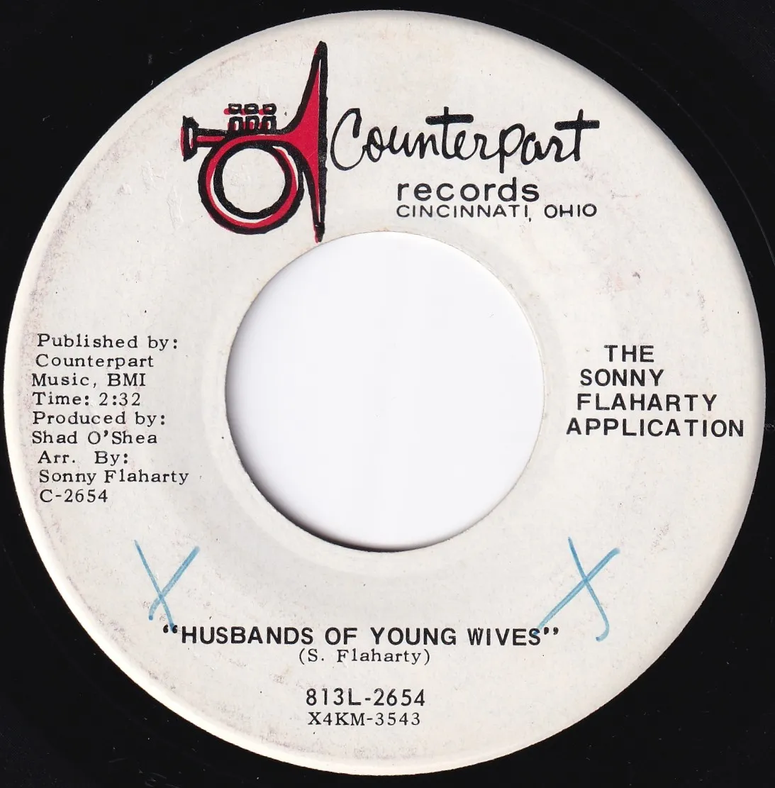 Husbands of Young Wives – The Sony Flaharty Application (A-side label)