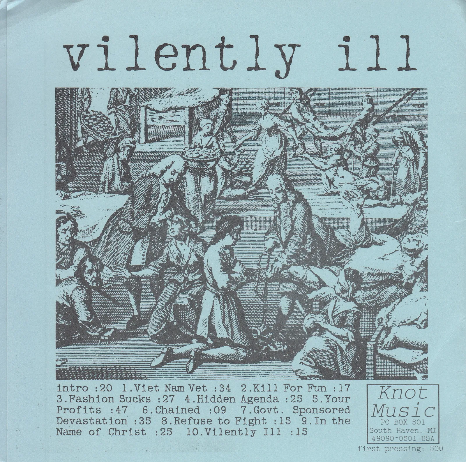 Viet Nam Vet – Vilently Ill (Picture sleeve (front))