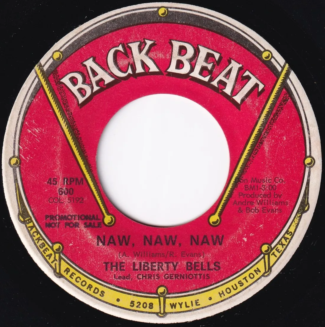 Naw, Naw, Naw – The Liberty Bell (A-side label)