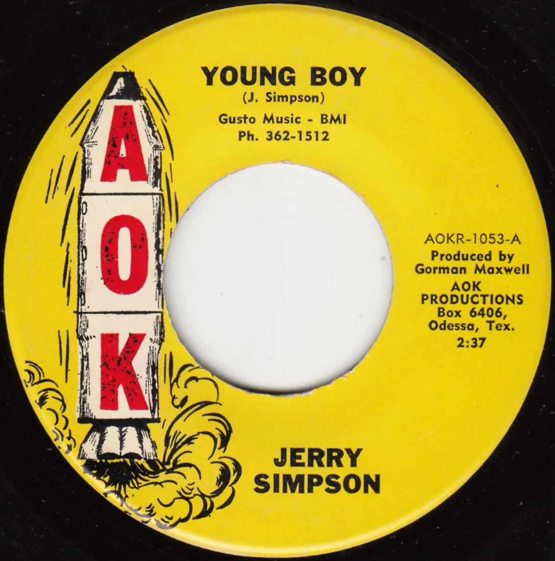 Young Boy – Jerry Simpson (A-side label)
