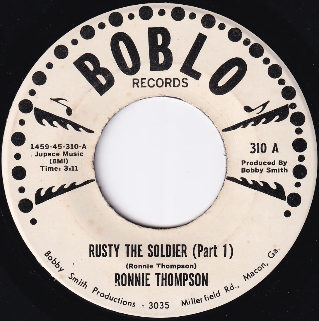 Rusty the Soldier (Part 1) – Ronnie Thompson (A-side label)