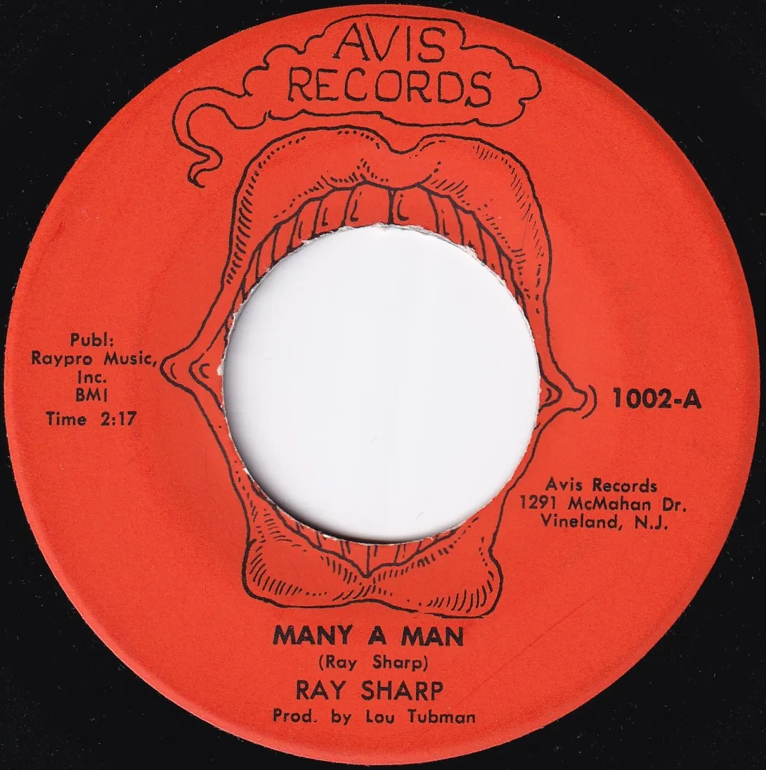 Many a Man – Ray Sharp (A-side label)