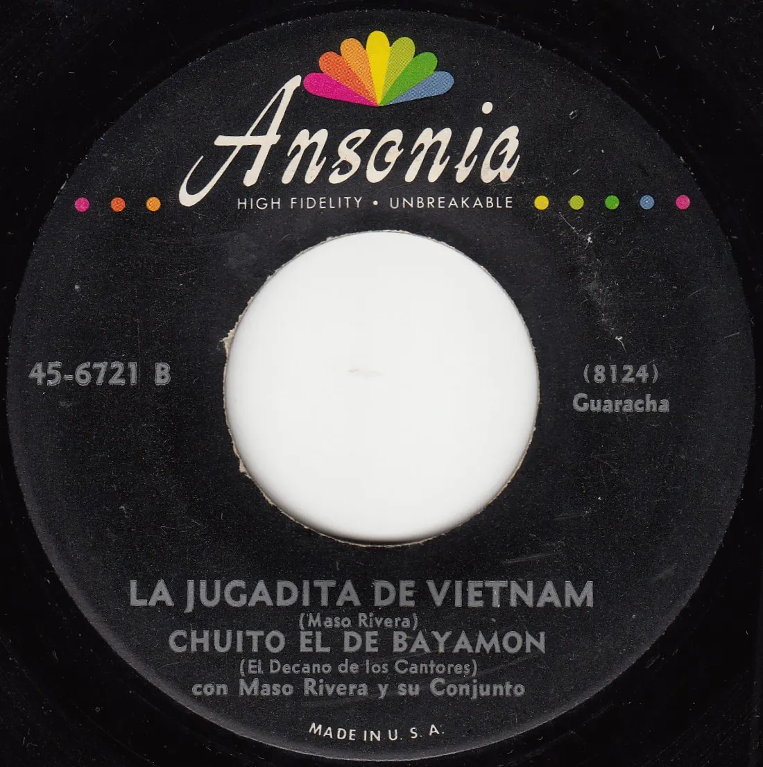 La jugadita de Vietnam – Chuito el de Bayamón & Maso Rivera (B-side label)